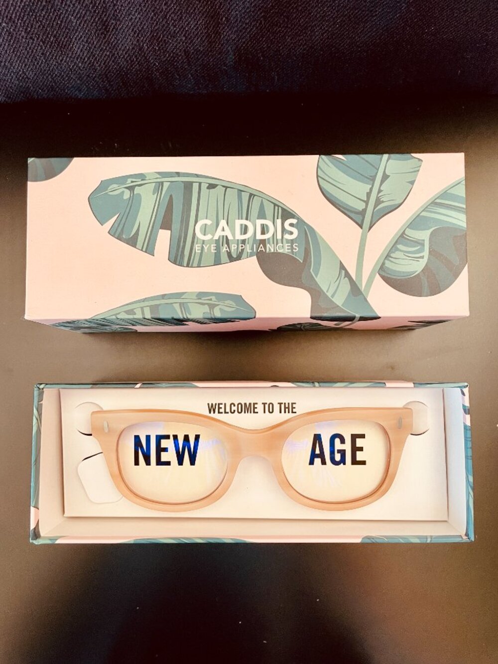 Caddis Bixby Matte Bone Glasses - 0.00 Strength - NIB